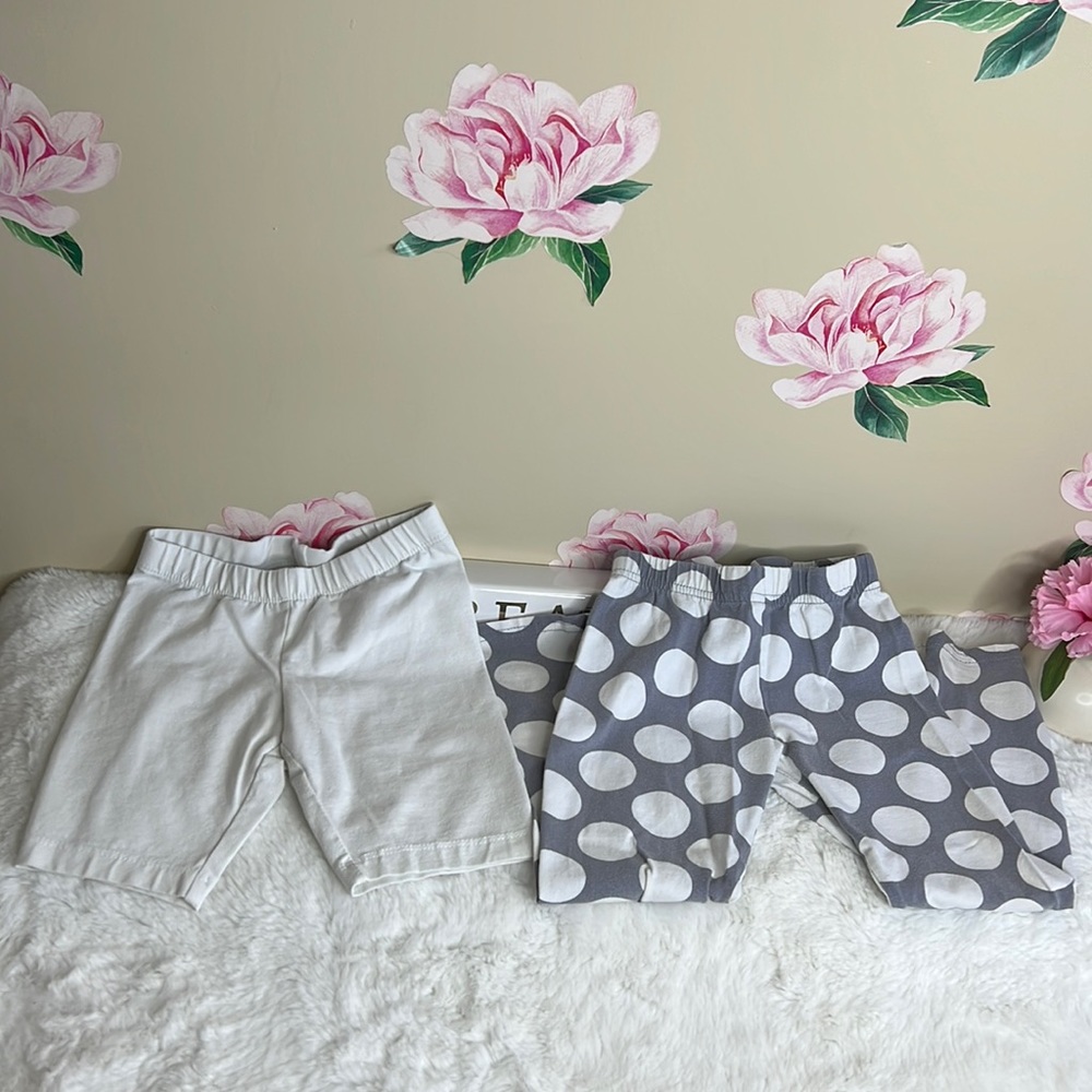 Cat & Jack & Emily  Rose Bottom leggings 2- Pc.   V-44
